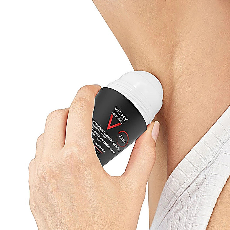 Vichy Homme Deodorant Anti Perspirant 72Hr Roll On For Men 50ml