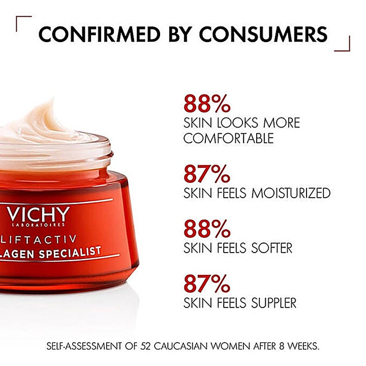 Vichy Liftactiv Collagen Specialist Cream, Collagen Bting Peptides, 50ml Day Cream