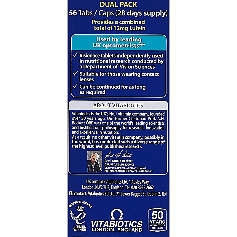 Visionace Plus Tablets & Capsules 56s