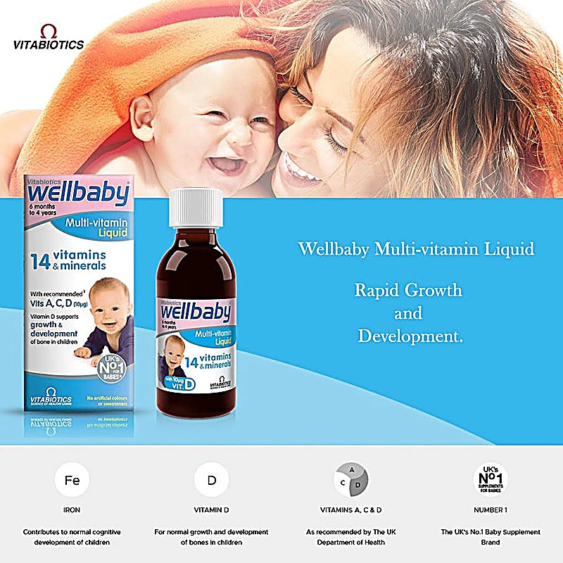 Well Baby Multi-vitamin Liquid 150ml