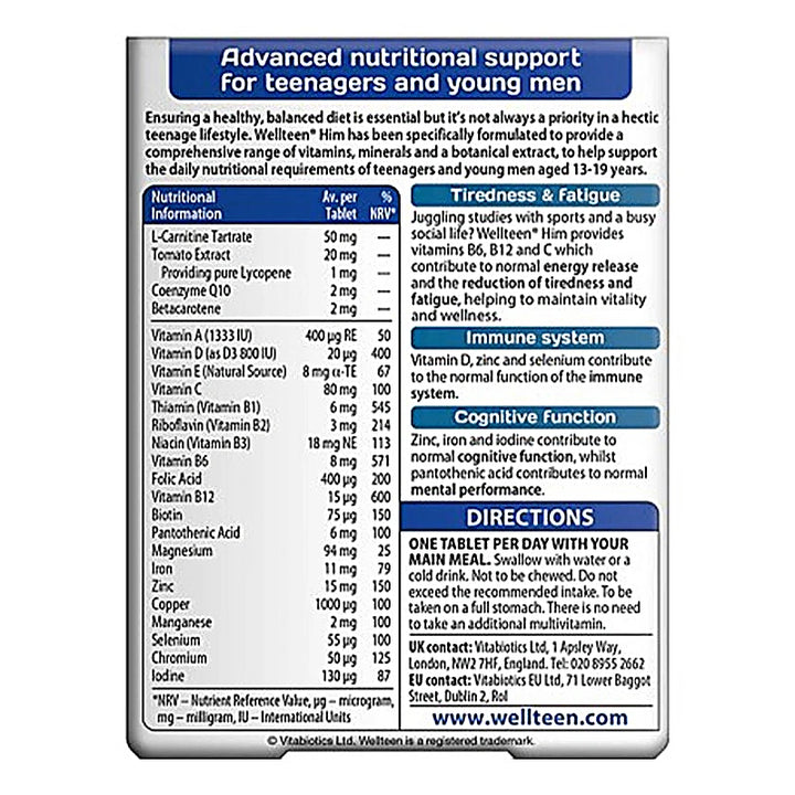 Wellteen Him Tablets 30S