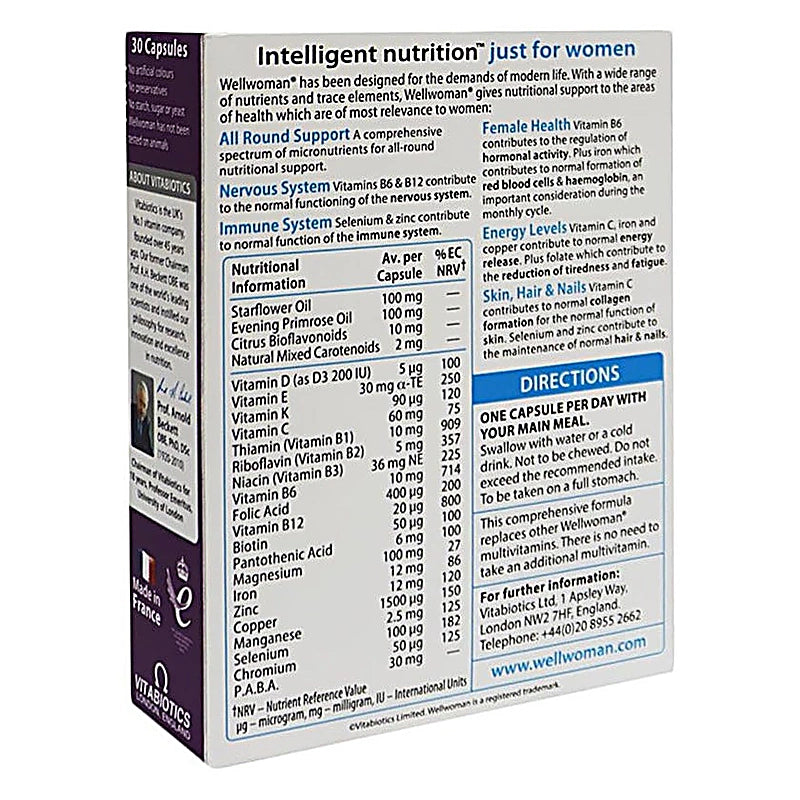 Wellwoman Original Multivitamin for Women Capsules 30s