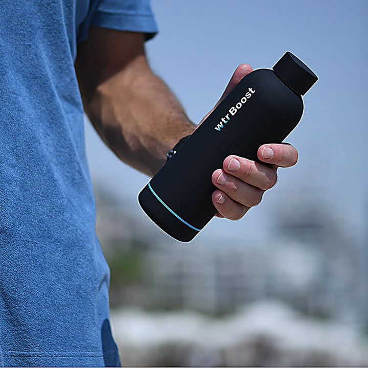 Wtr Boost Matt Black Stainless Bottle 500Ml