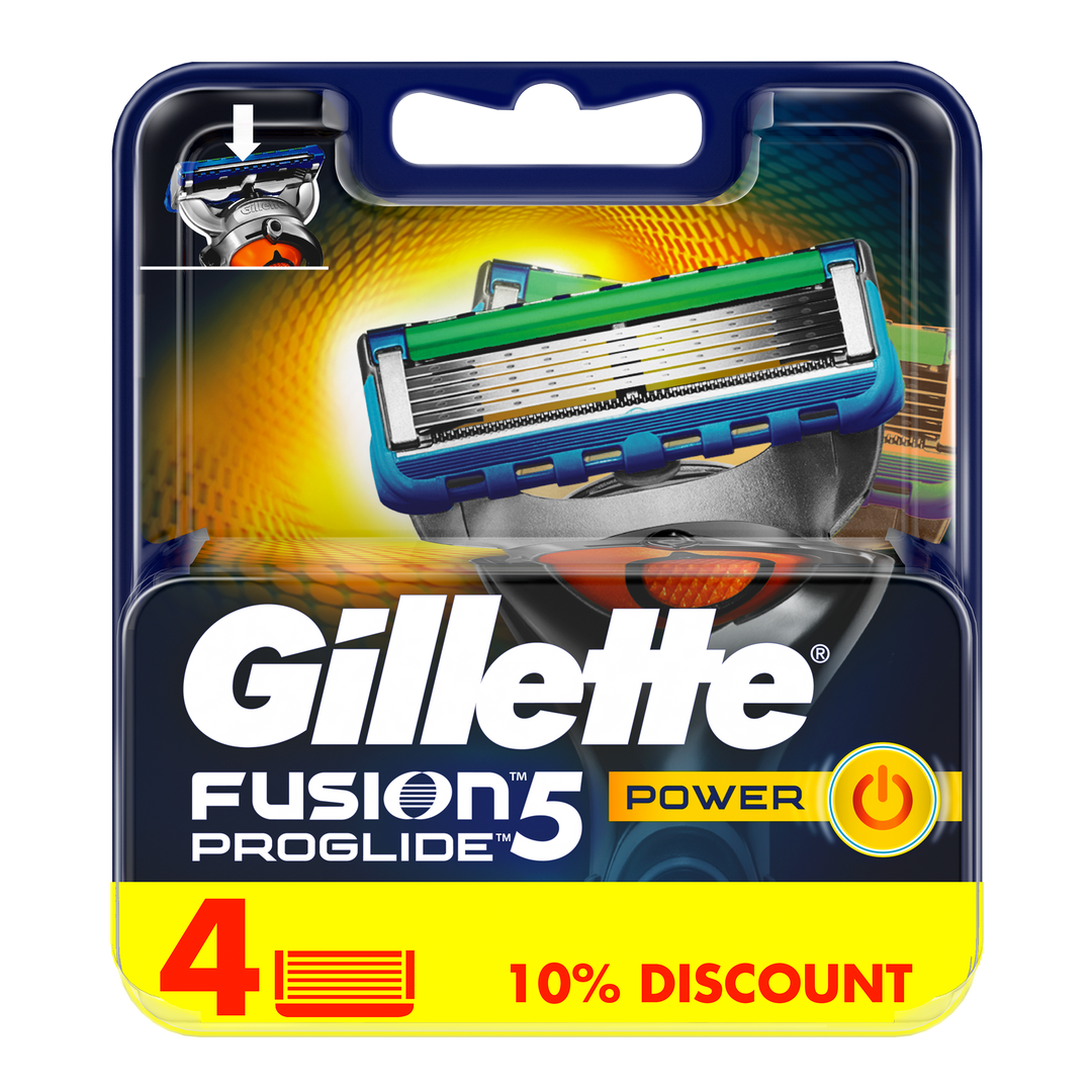 Gillette Fusion ProGlide Power Count 4