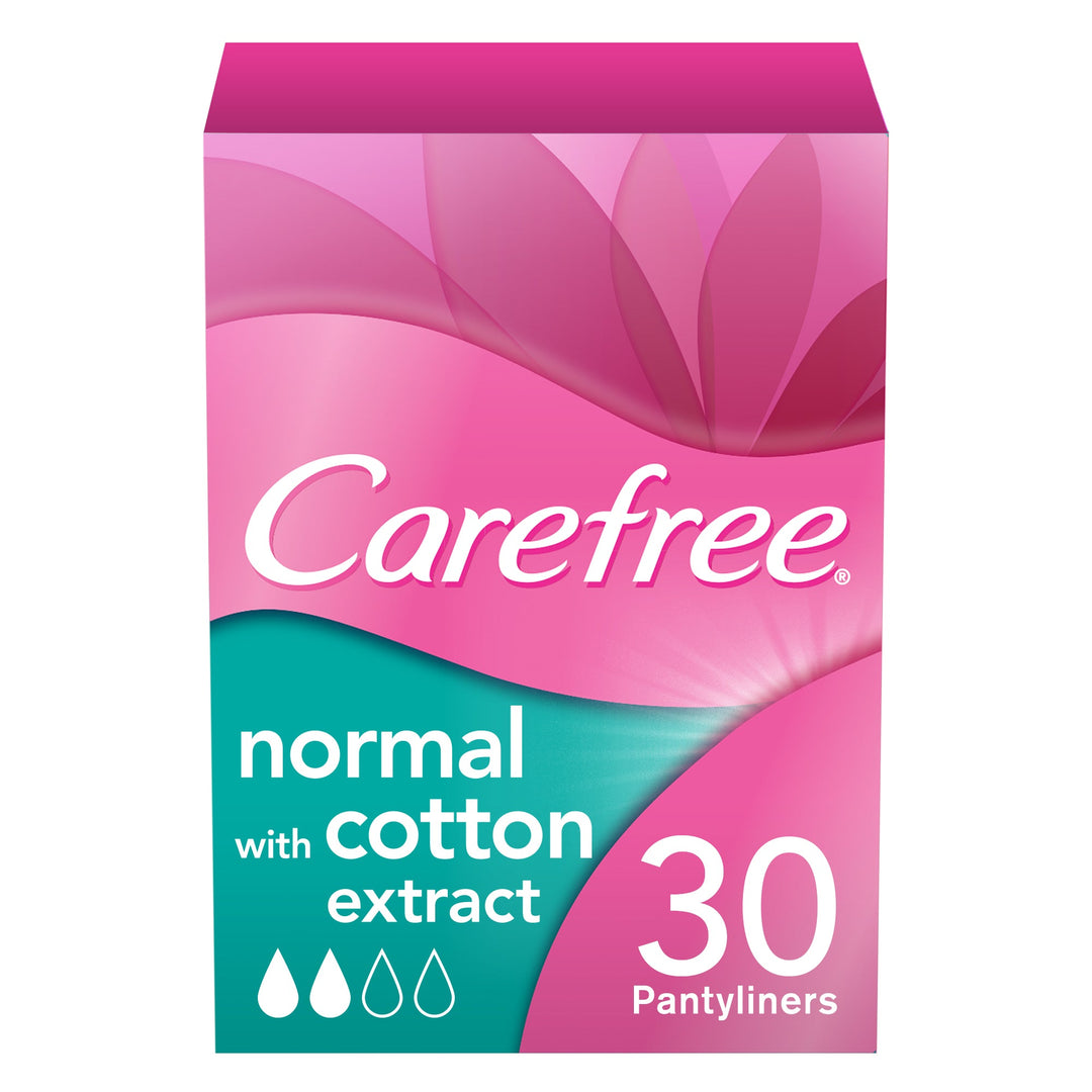 Carefree Cotton Feel Single Wrapped Pantyliners 30s