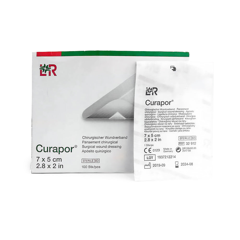 LR Curapor Surgical Wound dressing 7X5cm 100S 32912