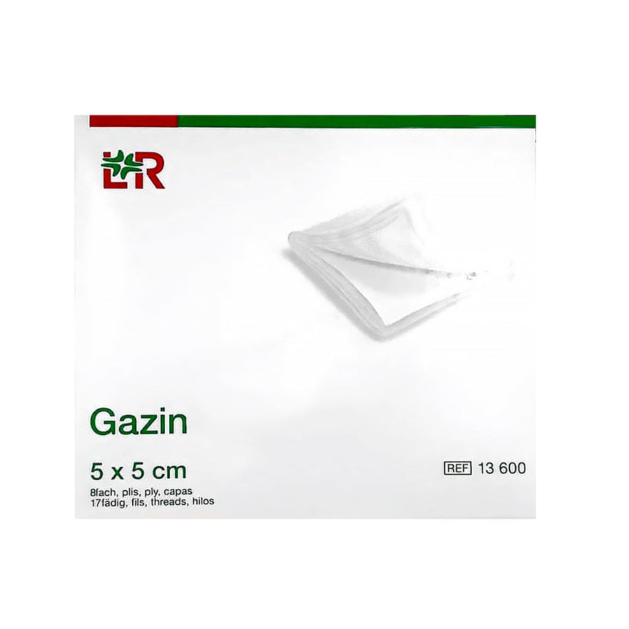 LR Gazin Gauze Dressing 8 layers | 5X5cm - 10s | 13600