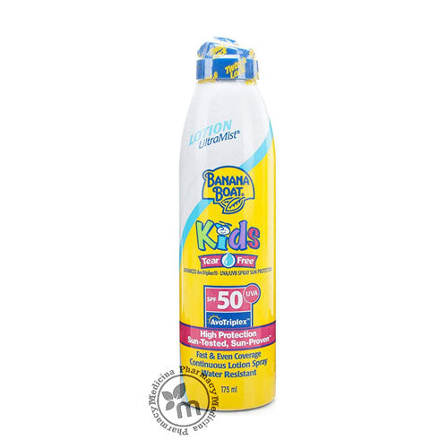 Banana Boat Sunscreen Kids Tear Free Spray Spf50