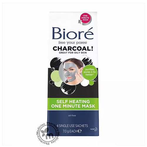 Biore Charcoal Self Heating Face Mask