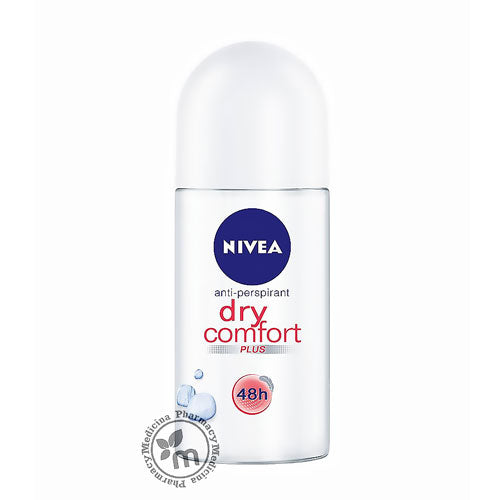 Nivea Deodorant Roll On Feminine Dry Comfort Plus 50 ml