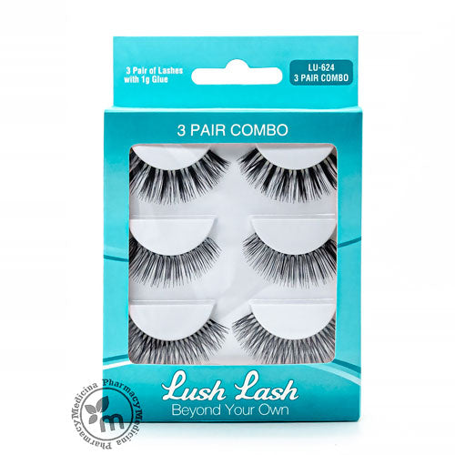 Lush Lash 3 Pairs Combo 624