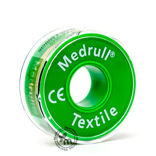 Medrull Plasters In Roll Textile 1.25cm x 500cm