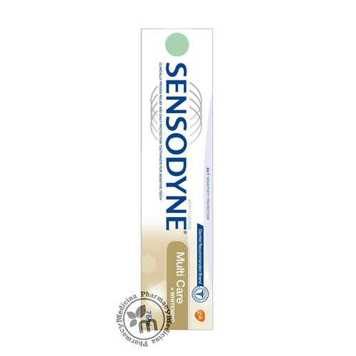 Sensodyne Multi Care + Whitening Toothpaste, 75ml – Al Manara Pharmacy