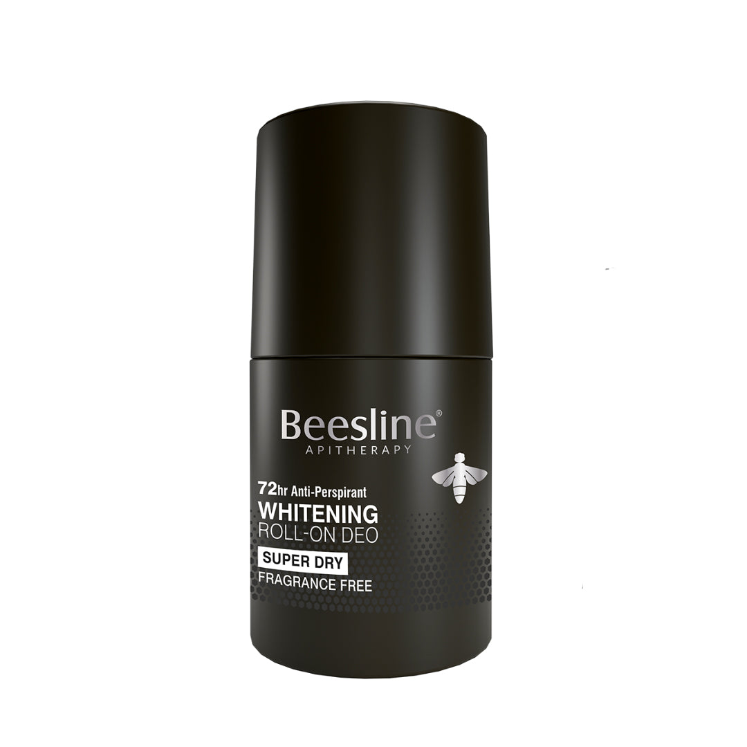 Beesline Whitening Roll-on Deo Super Dry, Silver Power - Fragrance Free 50ml