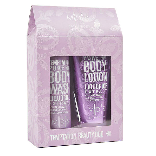 Mades Bath & Body Temptation Pure Skin Care Duo Purple 2S Kit