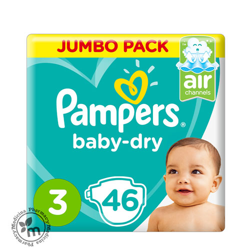 Pampers - Baby Dry - Maat 6 - Small Pack - 46 Stuks - 13-18 KG Pampers - Baby Dry - Maat 6 - Small Pack - 46 Stuks - 13-18 KG