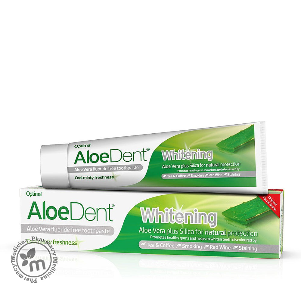 Aloedent Toothpaste Whitening Fluoride – Al Manara Pharmacy