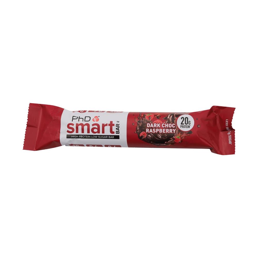 PHD Smart Bar Dark Choc Raspberry 64G