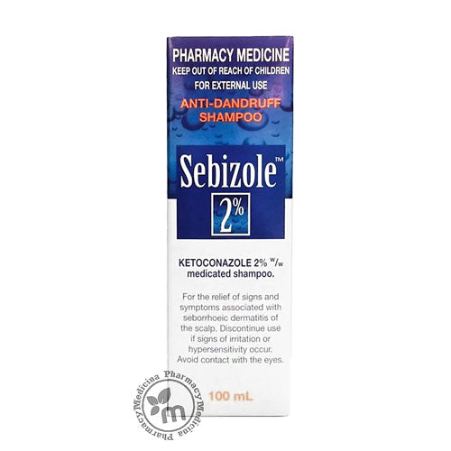 Sebizole 2% Anti-Dandruff Shampoo, 100ml