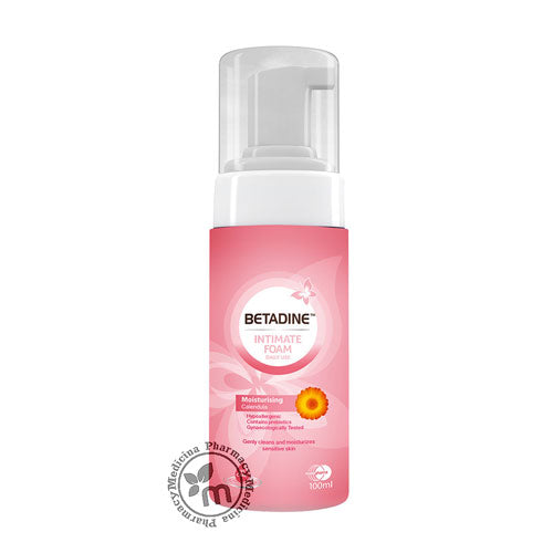 Betadine Intimate Foam Moisturizing Calendula 100 mL