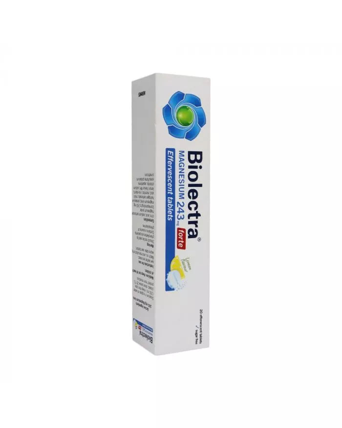 Biolectra Magnesium Effervescent Tablets Forte 20s