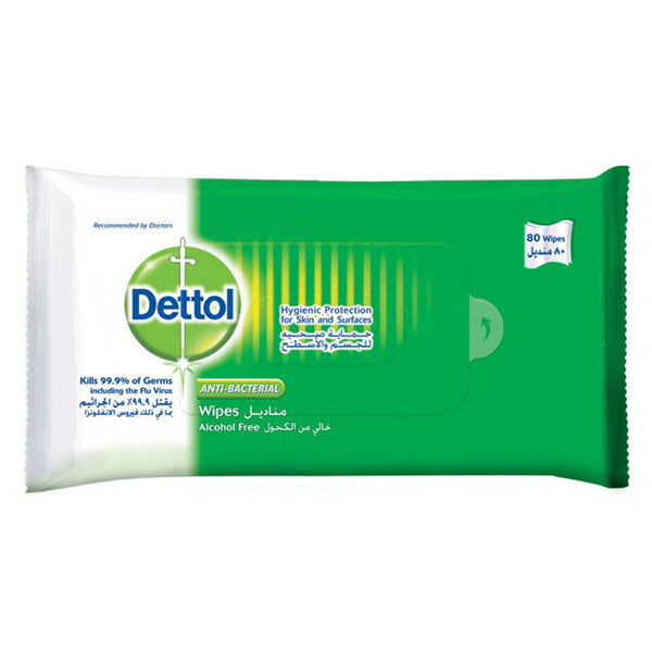 Dettol Antibacterial Wipes 80s