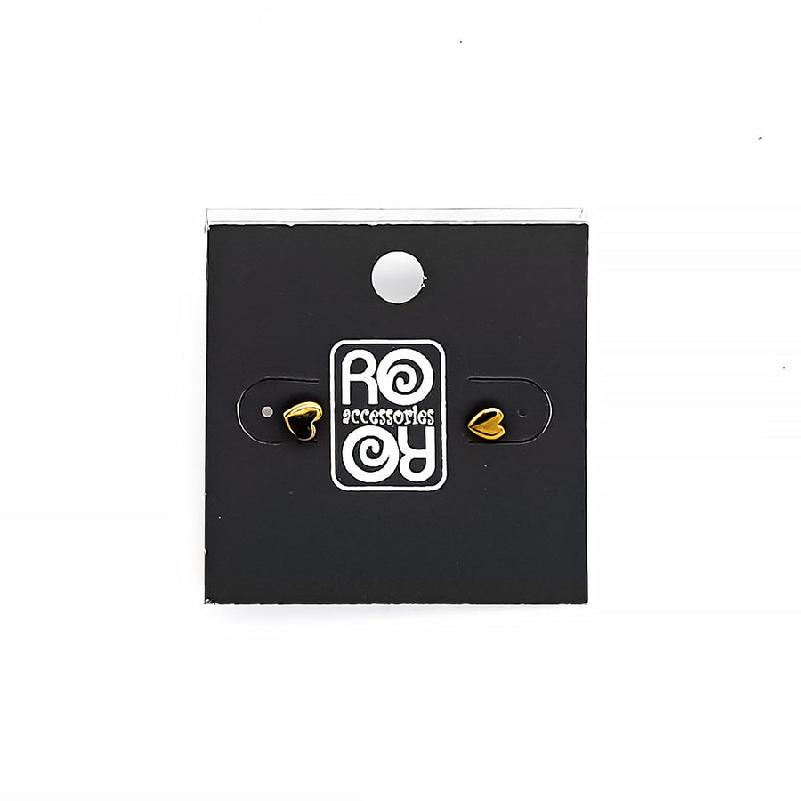 Roro Earrings-Heart Rose Gold Plated 211401