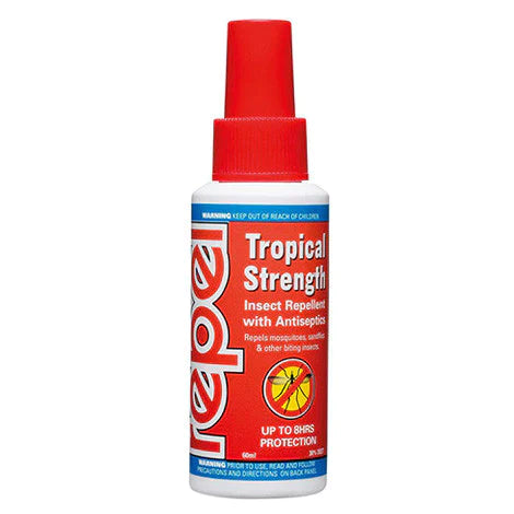 Repel Tropical Strength Spray 60ml Insect Protection