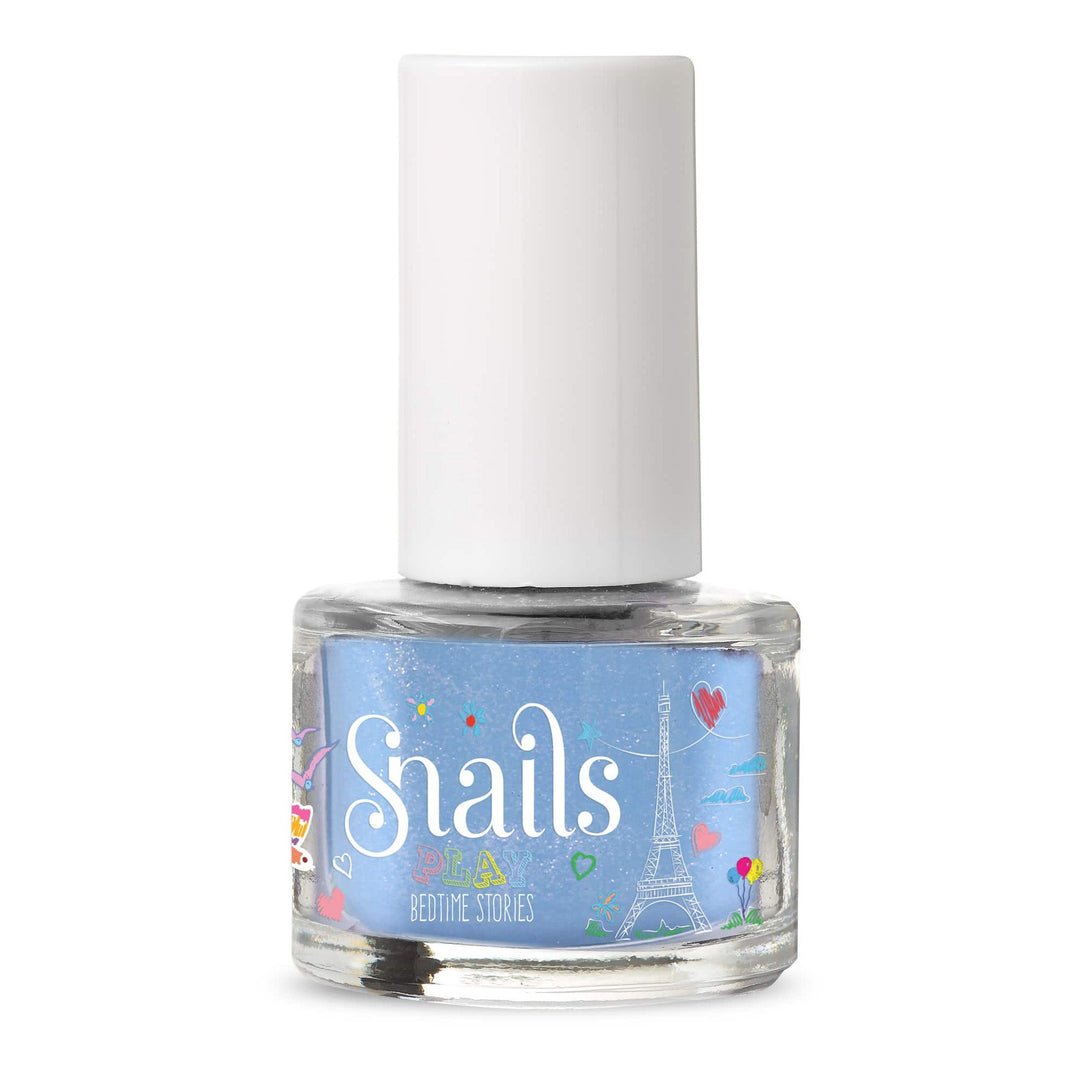 Snails Bedtime Stories Play Kids Nail Polish 7ml with safe non-toxic formula.