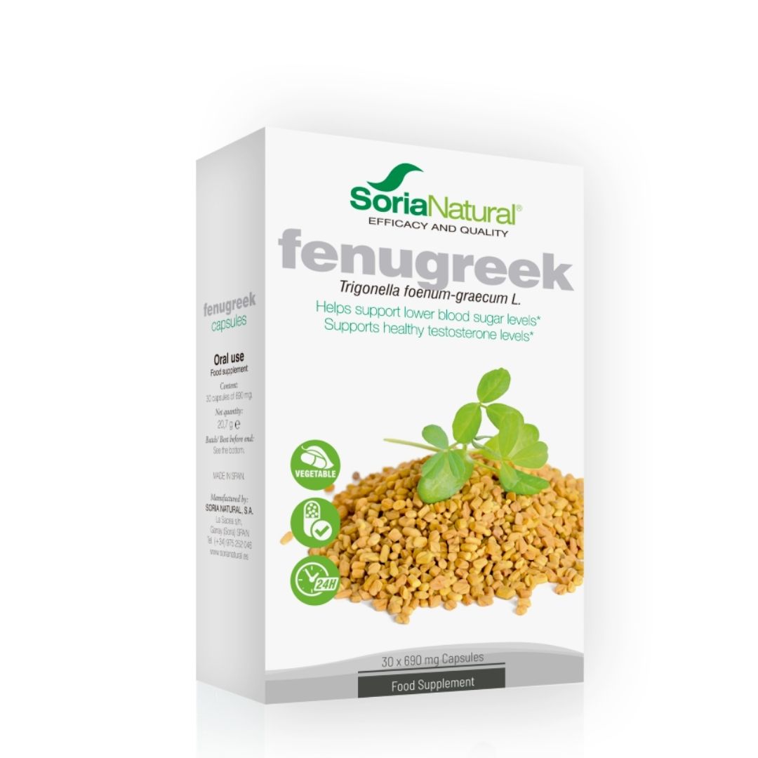 Soria Nat Fenugreek XXI 690mg Caps 30's