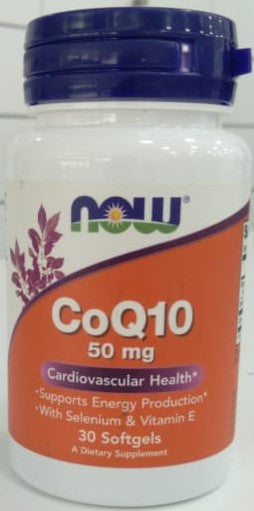 Now Co Q10 50 Mg Capsules 30S