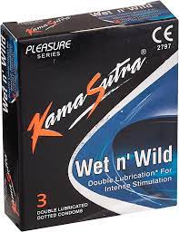 Kamasutra Condom Wet N Wild 3's