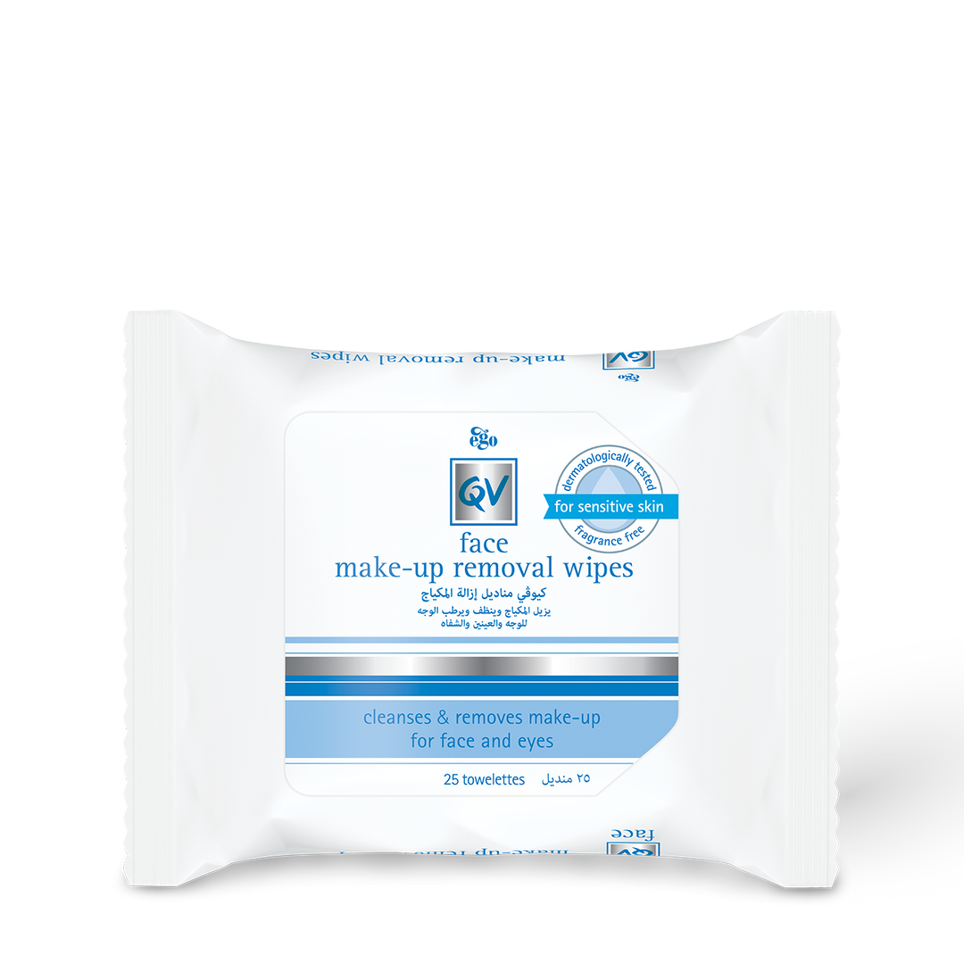 Ego QV Face Make Up Removal Wipes 25's